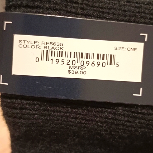 Rainforest Black Beanie New with Tags - Picture 6 of 7